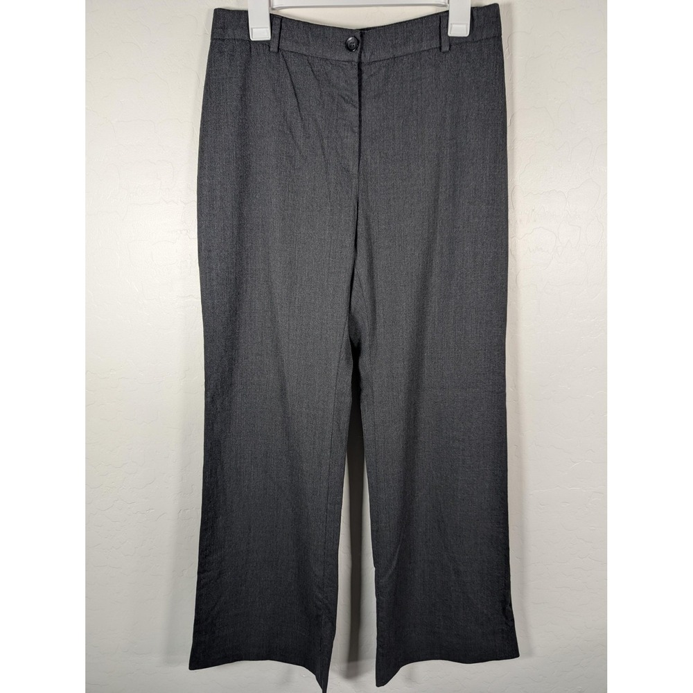 Bernard‎ Zins Paris Pants Womens 10 Gray Wool Dress Trousers Straight Joyeux